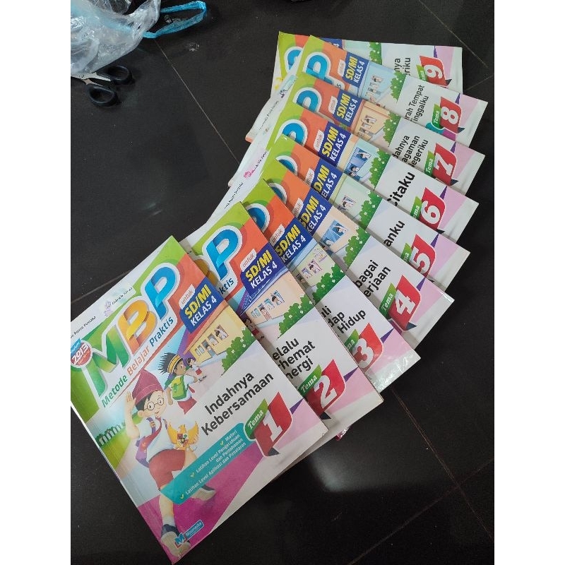 1 SET BUKU PRELOVED MBP ( Metode Belajar Praktis) kelas 4