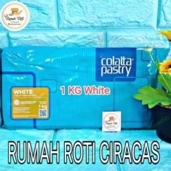 

COLATTA PASTRY WHITE COKELAT COMPOUND PUTIH 1KG WHC COKLAT CHO KG