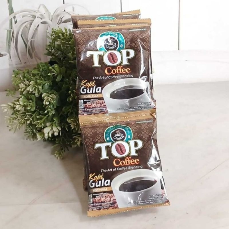 

TOP COFFEE GULA SASET 1 RENCENG ISI 12 X 25 GR / TOP COFFE SUSU SASET 1 RENCENG ISI 12 X 25 GR