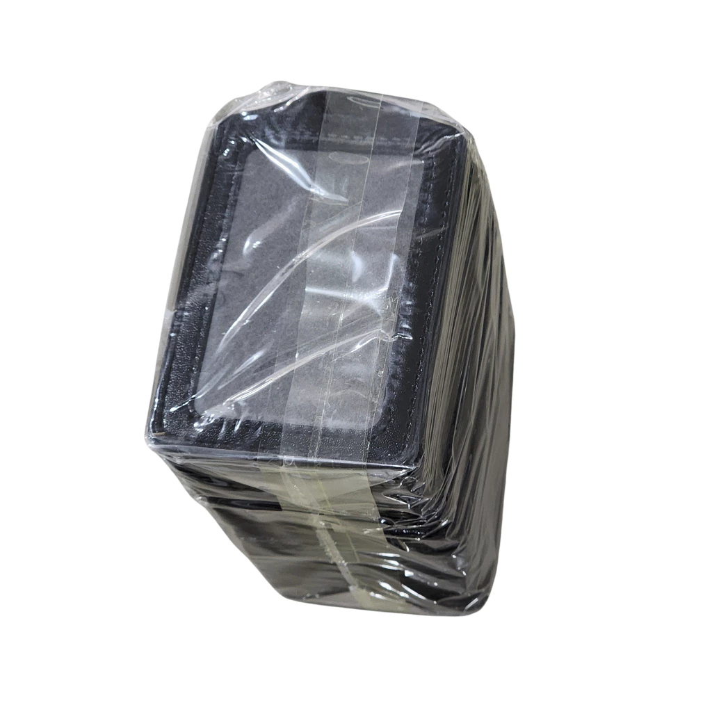 

1 PAK / 50pcs ID Card Holder Kulit Sintetis Black