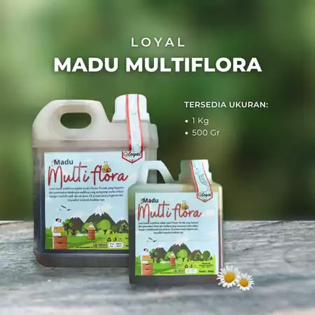 

Madu Asli 100% - Madu Murni Nektar Multiflora 1 Kg - Pure Natural Raw Honey