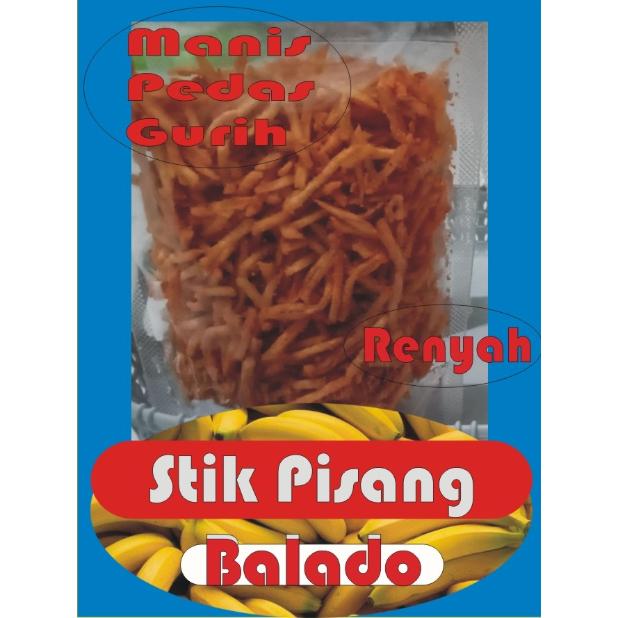 

Stik Pisang balado 130 Gr per Pouch