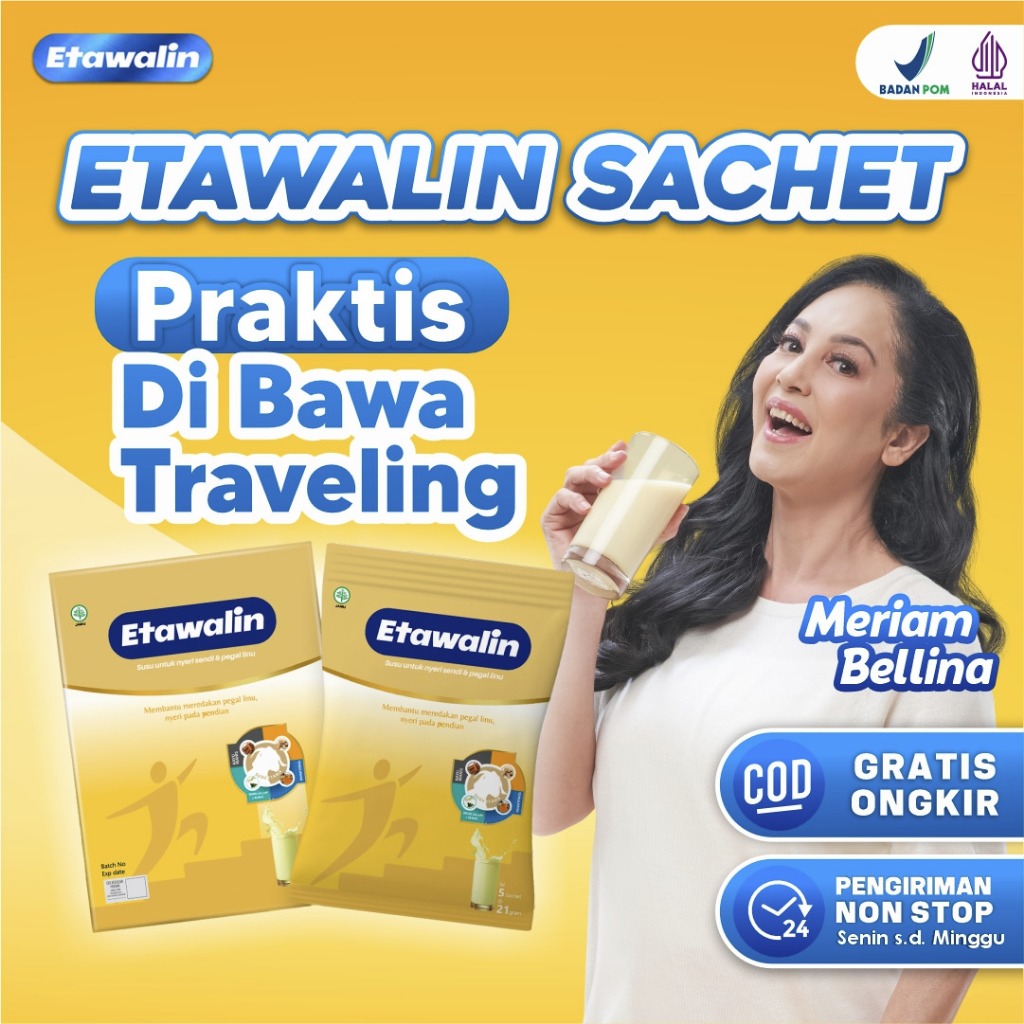 

Etawalin Scahet Murah - 7x Lebih Efektif Atasi Nyeri Sendi Asam Urat Kesemutan Rematik Original