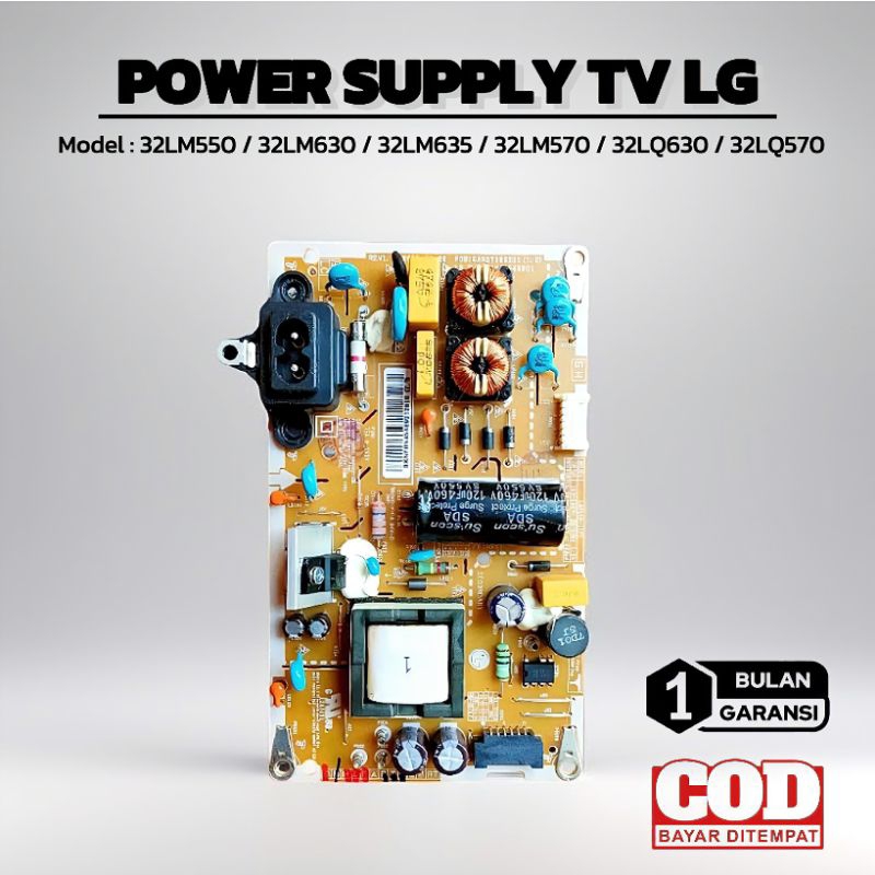 PSU POWER SUPPLY REGULATOR TV LED DIGITAL LG 32LM550 32LM550BPTA 32LM550 BPTA ORIGINAL LG