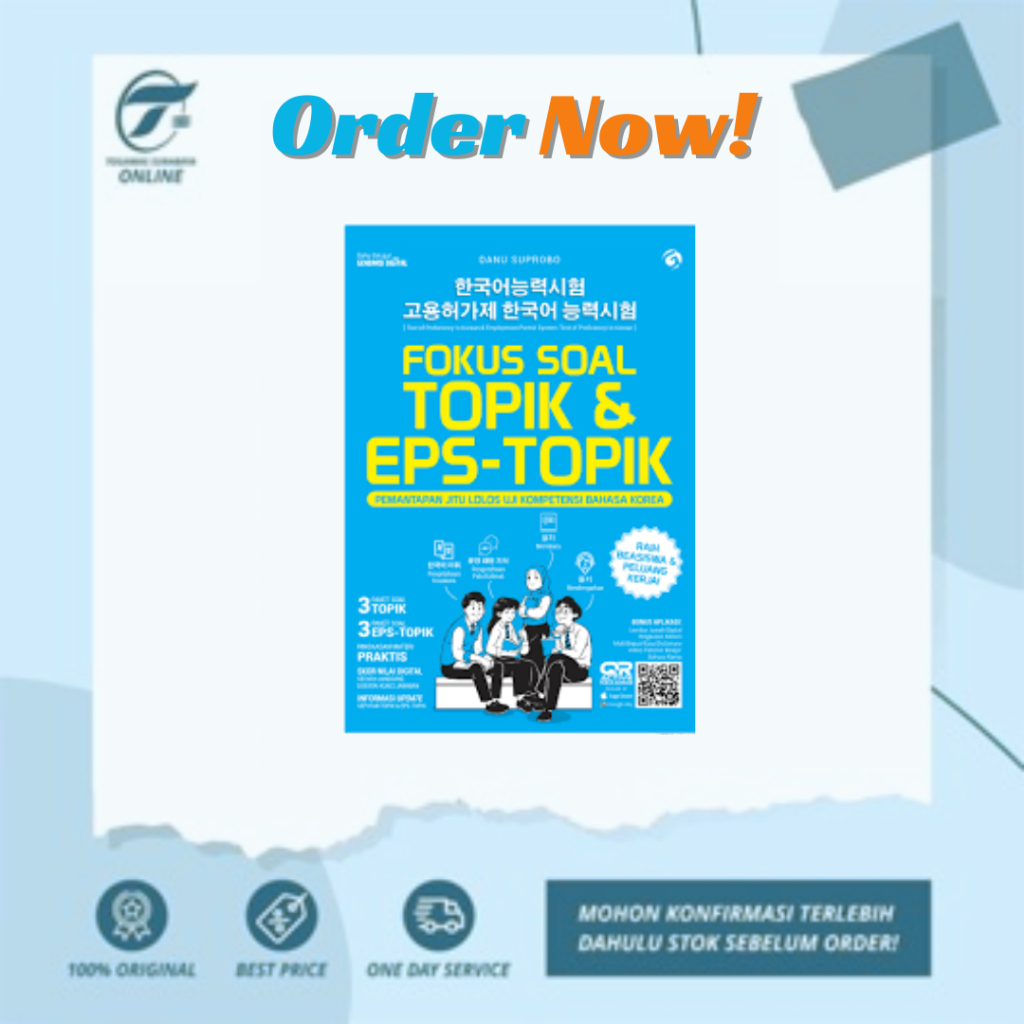 FOKUS SOAL TOPIK & EPS-TOPIK (PEMANTAPAN JITU LOLOS UJI KOMPETENSI BAHASA KOREA)