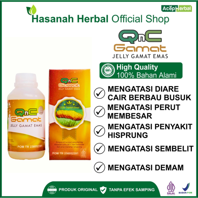 Obat Hisprung Sembelit Gangguan Tumbuh Kembang Pada Anak QNC Jelly Gamat Emas Ekstrak Gamat Emas 300