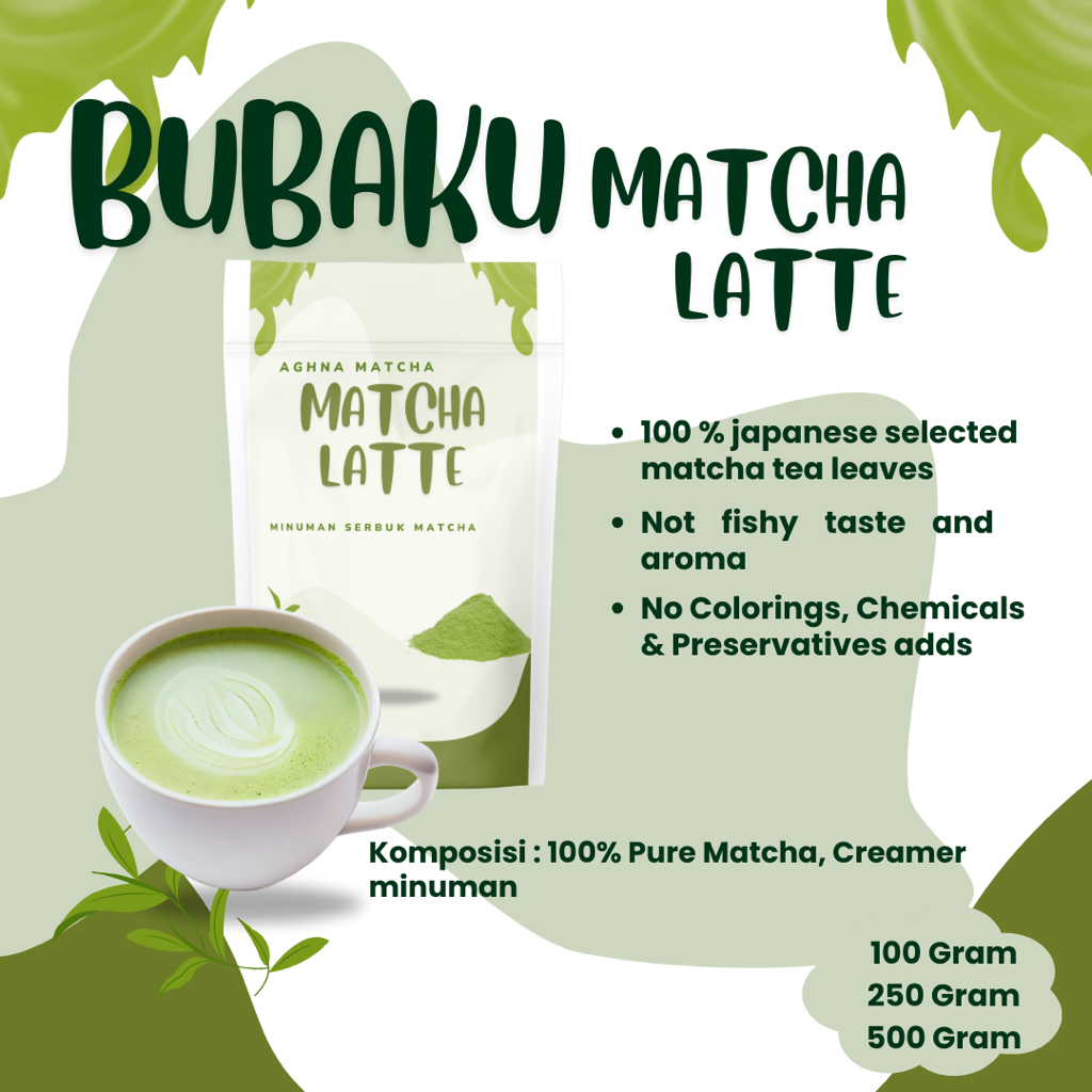 

Matcha Latte | 100% Premium Japanese Pure Matcha Powder