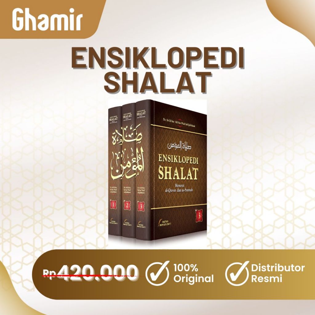 Ensiklopedi Shalat 1 Set 3 Jilid Box Hardcover - Original Pustaka Imam Syafii