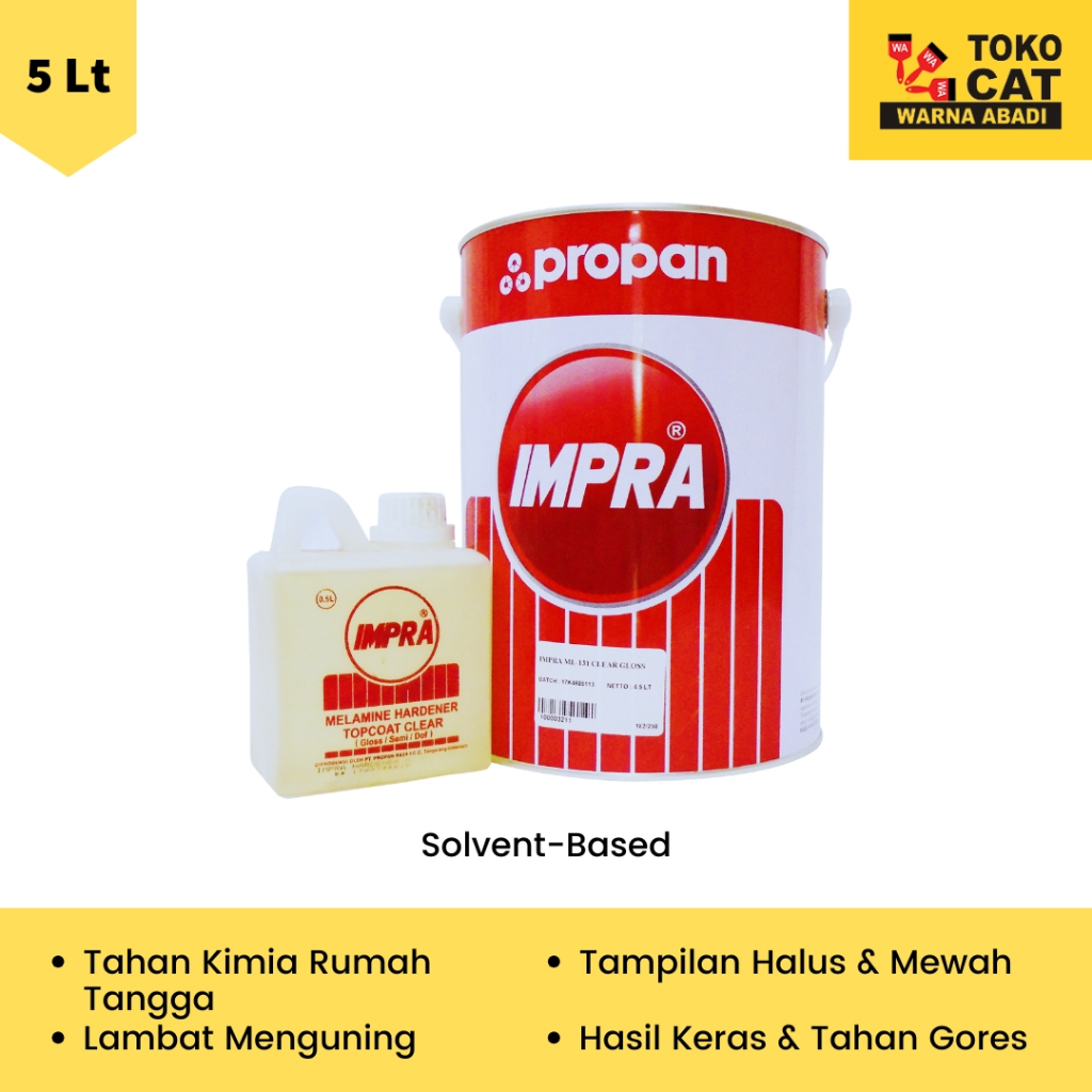 PROPAN IMPRA MELAMINE CLEAR 131 - 5 LT