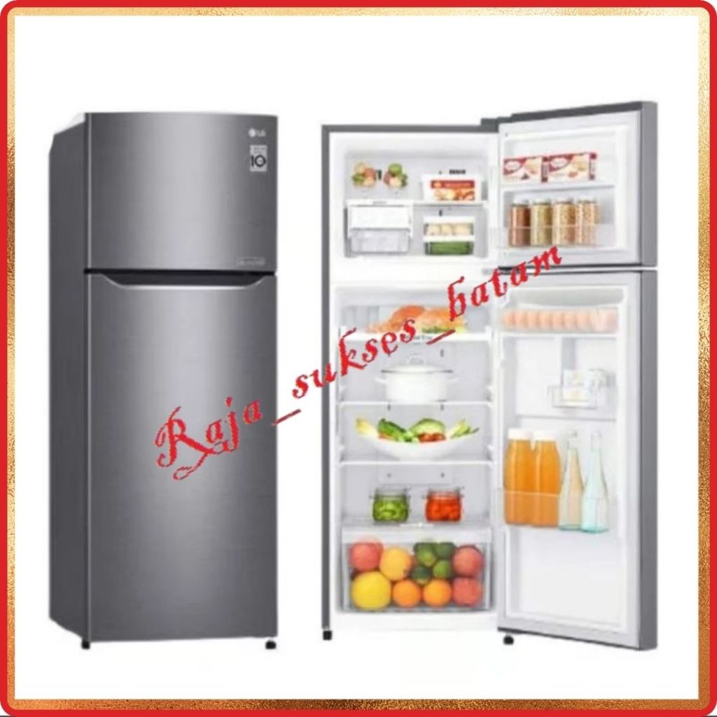 KULKAS LG GN-C222SLCN 2 PINTU INVERTER LINEAR DOOR COOLING batam
