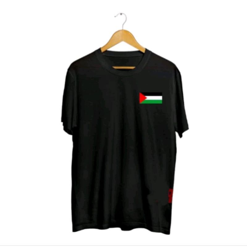 KAOS PALESTINA BENDERA LOGO DADA
