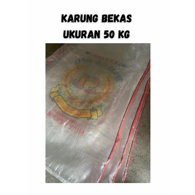 Karung Beras Bekas 50 Kg MURAH!!