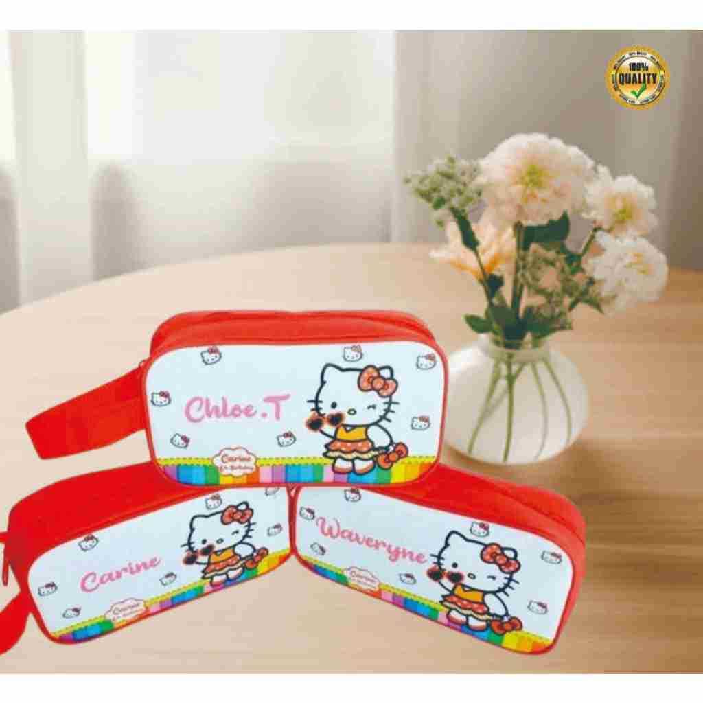 

Tas Kotak Pensil Custom Desain / Kotak Pensil Lucu / Kotak pensil Bahan Poliester Harga Murah