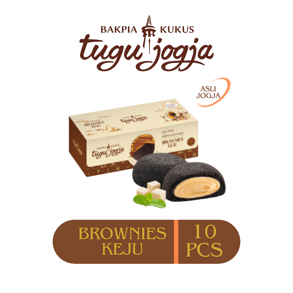 

Bakpia Kukus Tugu Jogja Travel Pack Isi 10 Rasa Brownies Keju