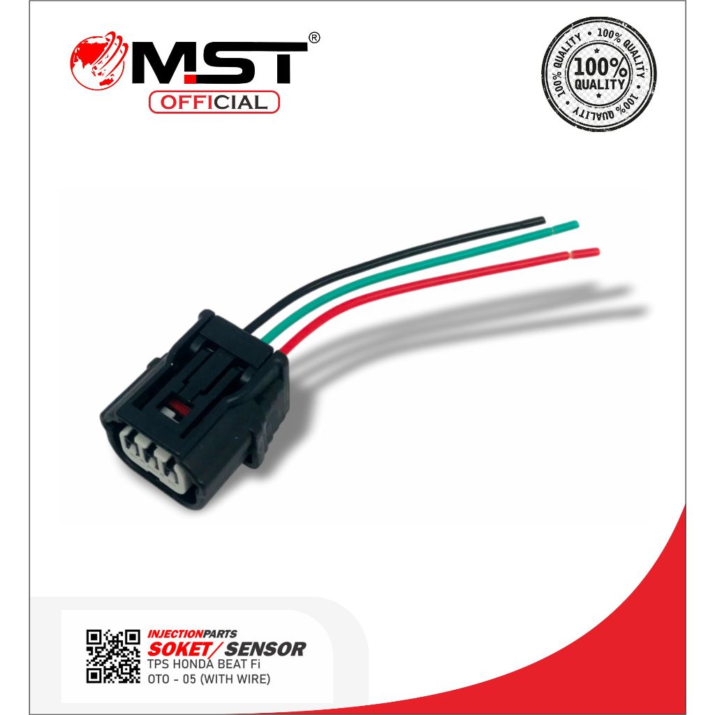 SOKET SENSOR TPS-THORTLE HONDA BEAT FI-SCOPY FI-SPACY FI MURAH OTOPARTS