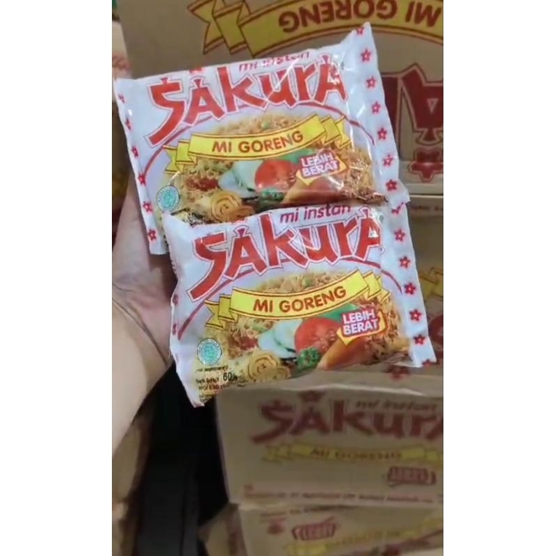 

Mi instan goreng sakura, 1dus isi 40 exp aman sentosa