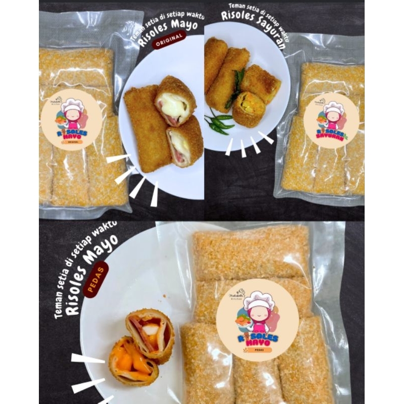 

Risol / Risoles Frozen Premium Homemade Risol Beef Mayones dan Sayuran (isi 5)