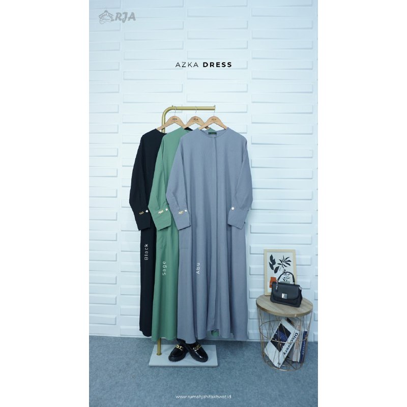 Gamis Azka Dress Simple Elegan Dan Nyaman