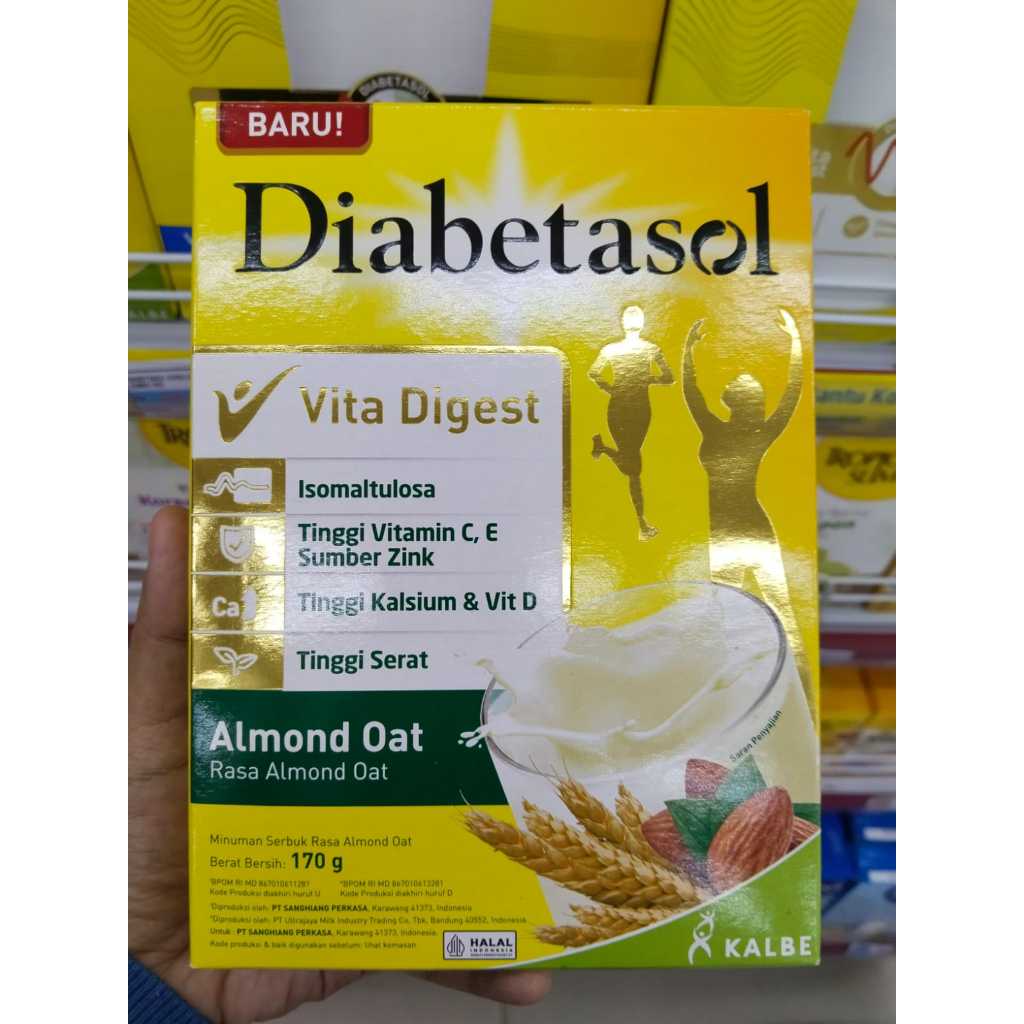 

Diabetasol Almond Oat / Diabetasol Rasa Almond Oat / Diabetasol Powder / Diabetasol Vita Digest