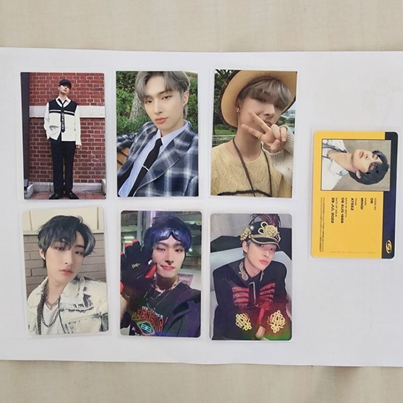 PC PHOTOCARD OFFICIAL ATEEZ MINGI