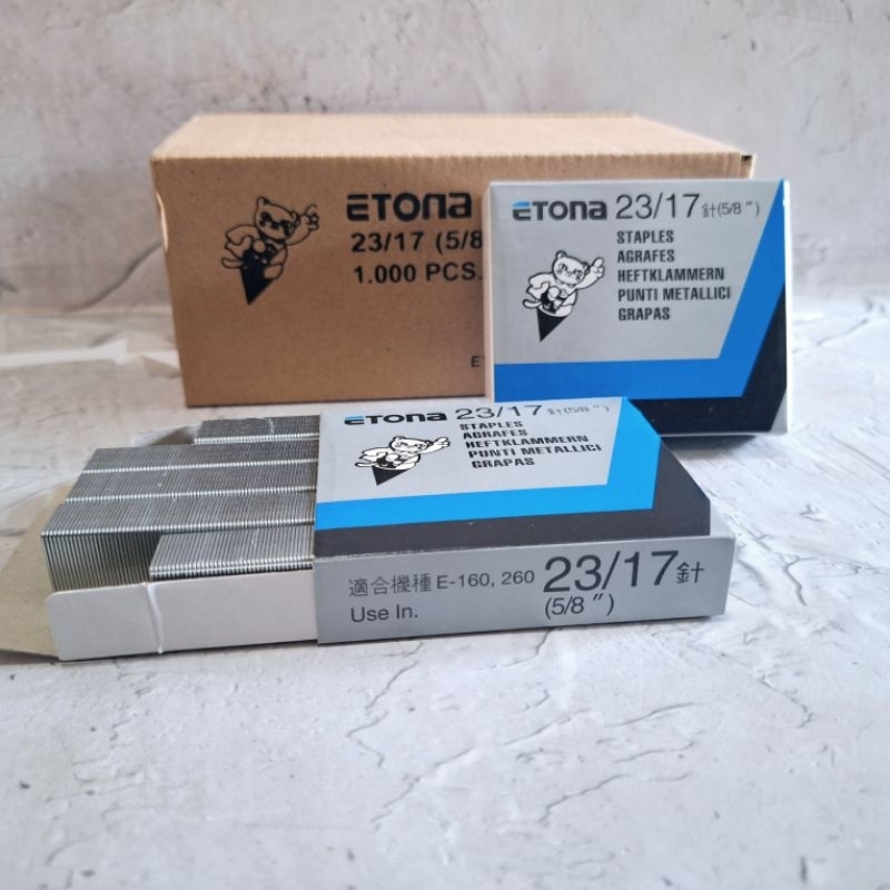 

(15 Pak) Staples Etona 23/17 Kartonan