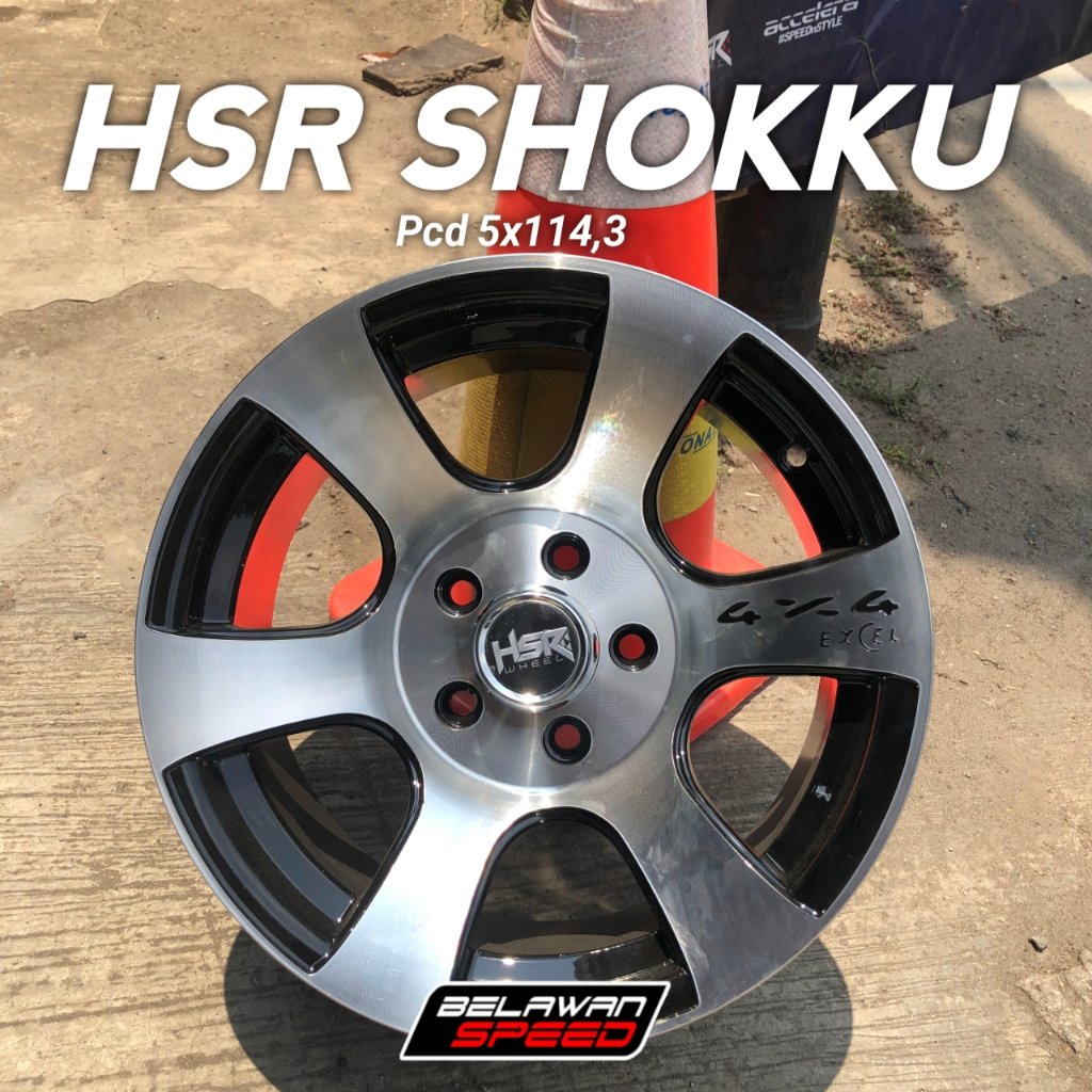 VELG MOBIL TERIOS XPANDER INNOVA XPANDER HILUX SINGLE HSR SHOKKU RING 15