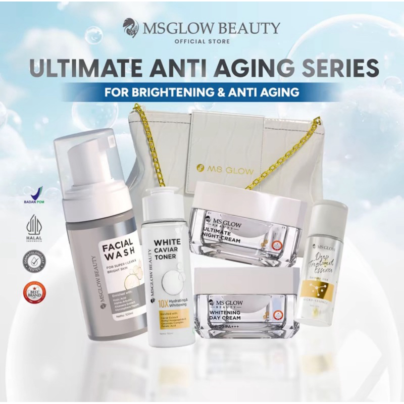 MS GLOW - PAKET ULTIMATE ANTI AGING (NEW SERIES)
