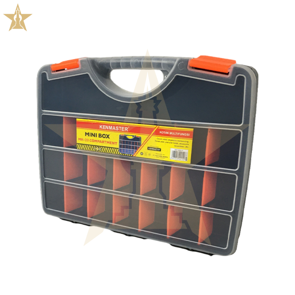 Kenmaster Mini Box / 23 Compartments Mini Box / Rak Komponen Mini