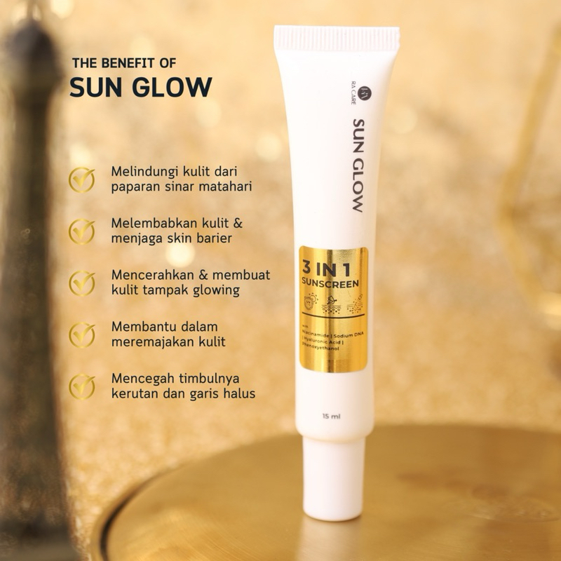 SUN GLOW 3IN1 SUNSCREEN RA CARE ORIGINAL 100%