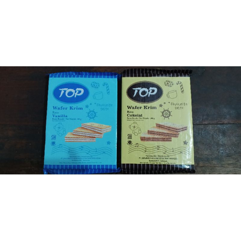 

TOP WAFER KRIM RASA VANILLA// COKELAT 300gr