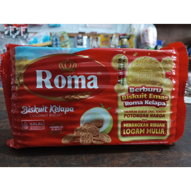 

ROMA BISKUIT KELAPA COCONUT BISCUIT 300gr