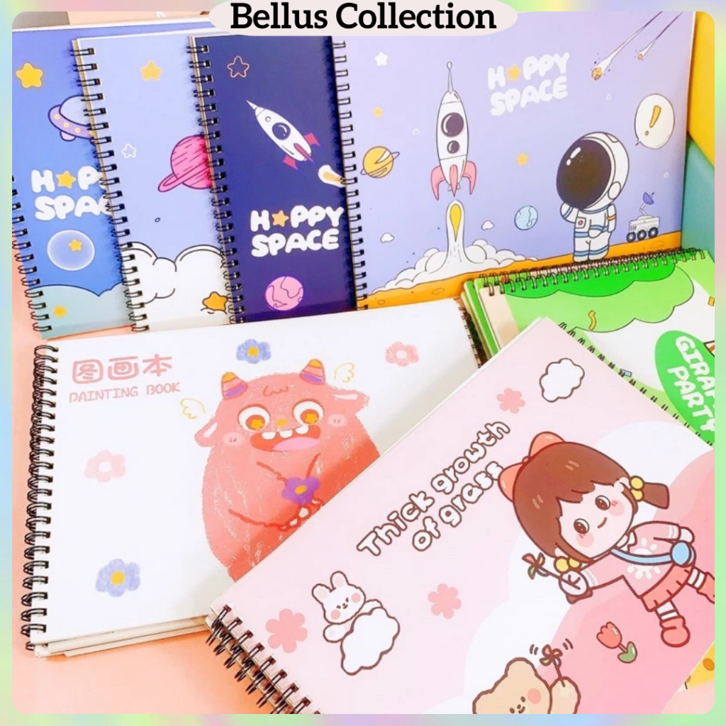 

BUKU GAMBAR ANAK SKETCHBOOK A4 DRAWING BOOK SPIRAL KERTAS TEBAL 30 LEMBAR MURAH BERKUALITAS