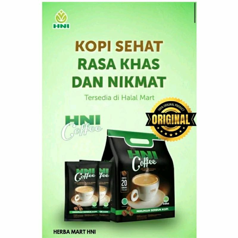 

HNI COFFE KOPI HC KOPI SUNAH 20 sachet