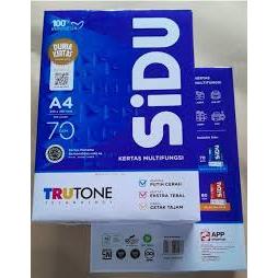 

SiDU Kertas Fotocopy 75 GSM A4 - 1 Boks = 5 Rim