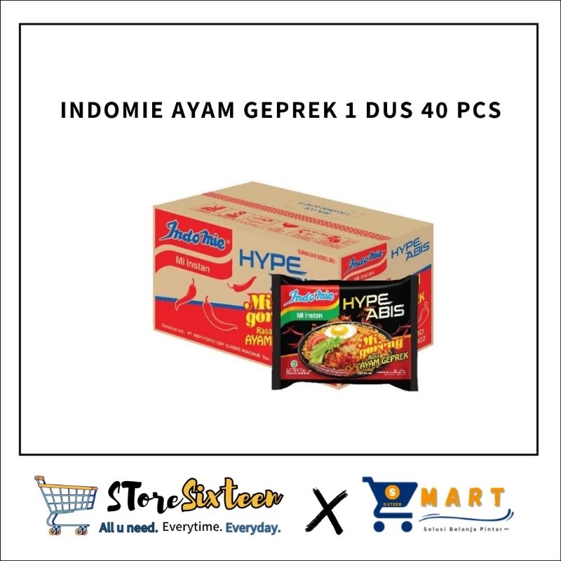 

Indomie Rasa Ayam Geprek 1 Dus 1 Karton 40 Pcs