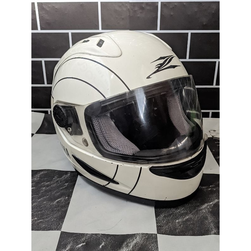 HELM YAMAHA FULLFACE EDITION FIAT YAMAHA ORIGINAL WARNA PUTIH