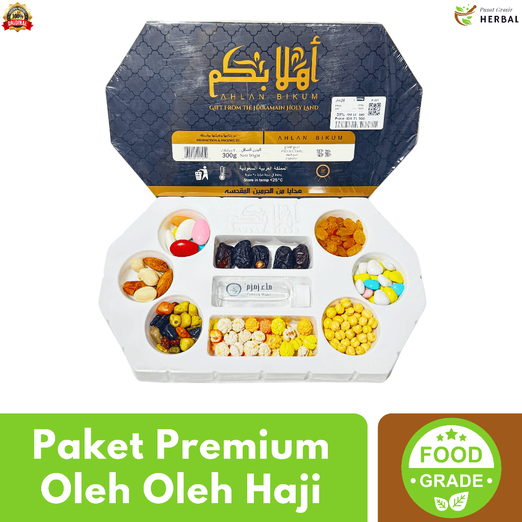 

G&C Paket Oleh Oleh Haji dan Umroh Premium Lengkap Grosir Air ZamZam Coklat Kerikil Kacang Almond