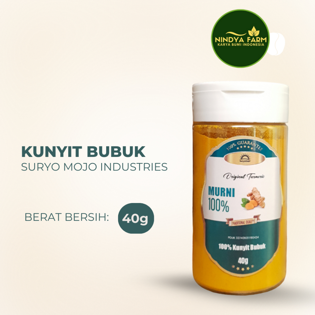 

NINDYA FARM KUNYIT | KUNYIT BUBUK | 100% AUTHENTIC