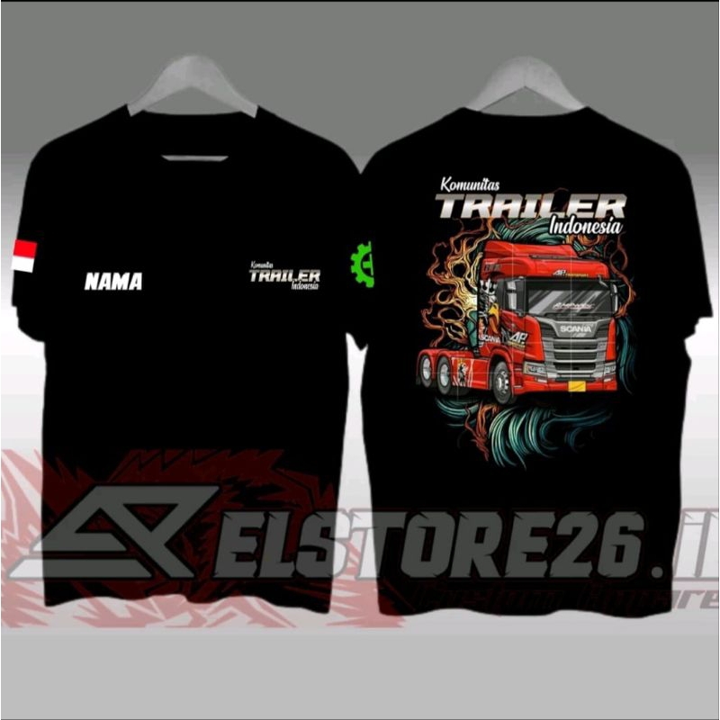 KAOS KOMUNITAS TRAILER INDONESIA FREE NAMA