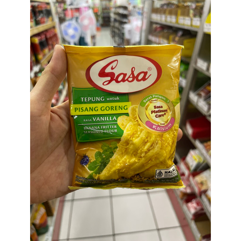 

sasa tepung pisang goreng vanilla 210g - sasa tepung pisang goreng