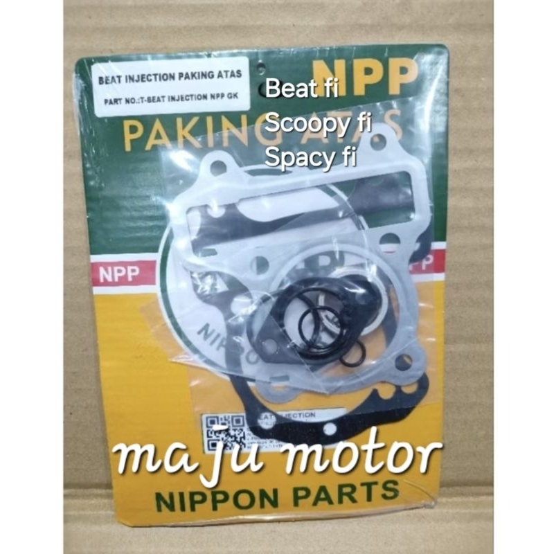 Paking Gasket Topset Top Set Beat Fi Scoopy Fi Spacy Fi Original NPP
