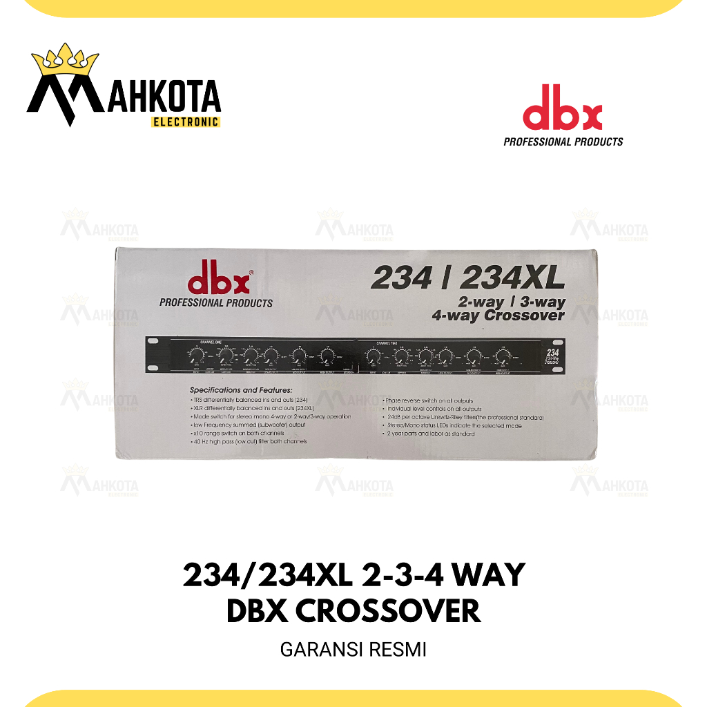 DBX 234XL Crossover Audio Original Grade A