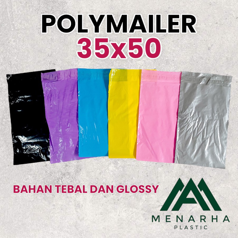 

Plastik Packing Polymailer Ukuran 35x50 cm Tebal dan Glossy