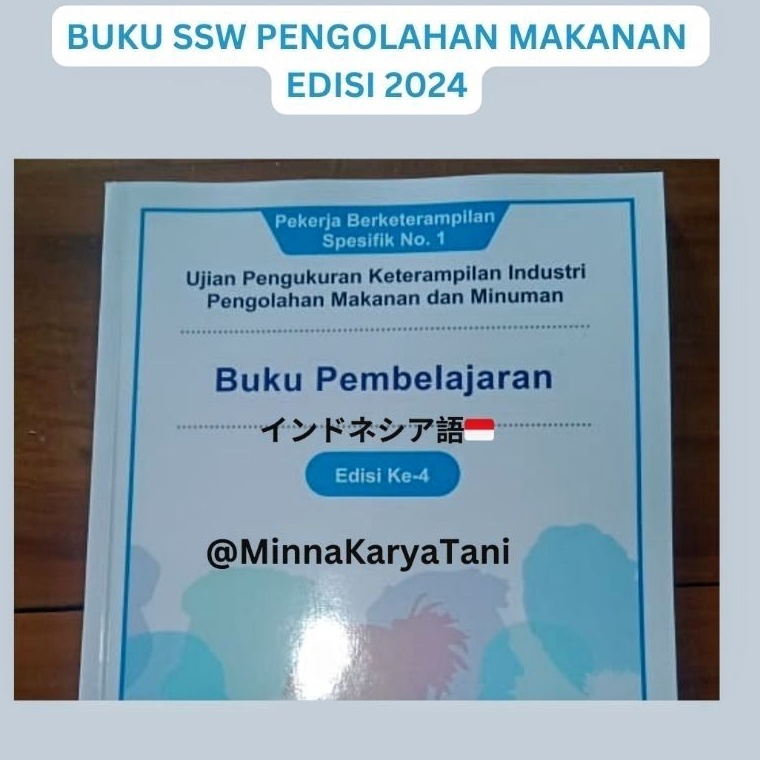 KODE I94R Buku SSW Pengolahan Makanan Jepang Tokutei Ginou Ujian SSW