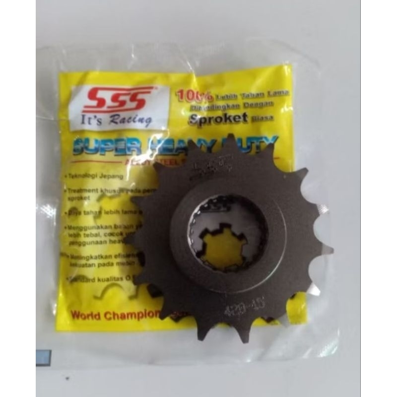 Gear gir depan SSS Scorpio 428 / 415 -14 15 Original SSS