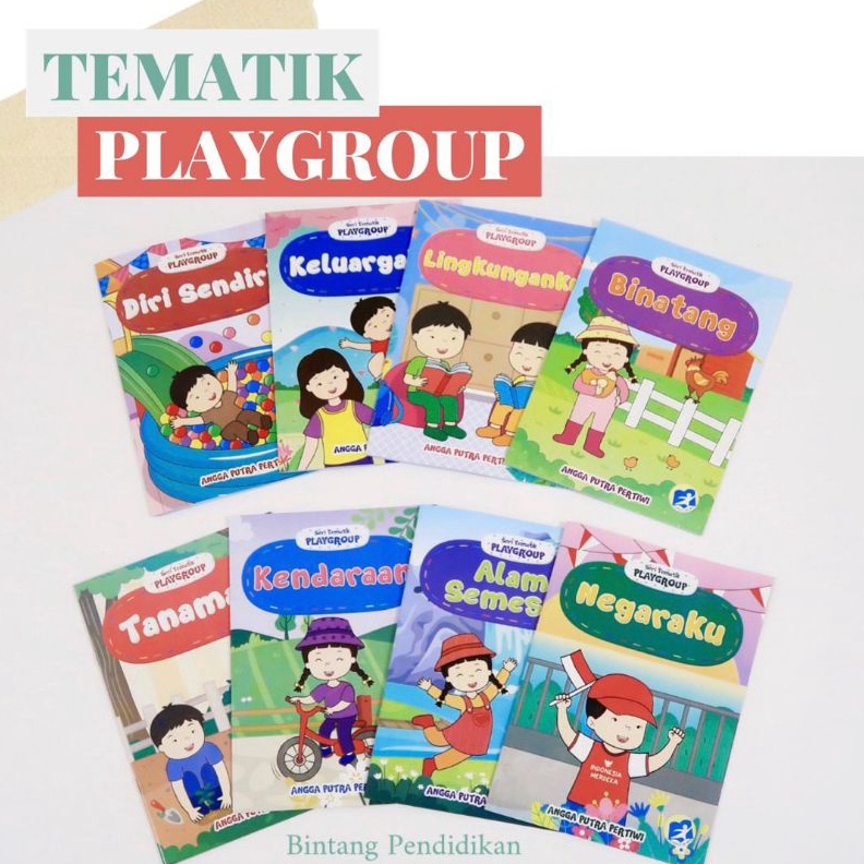 

KODE L95X Tematik Merdeka Play Group usia 34 tahun FREE BUKU TABUNGAN