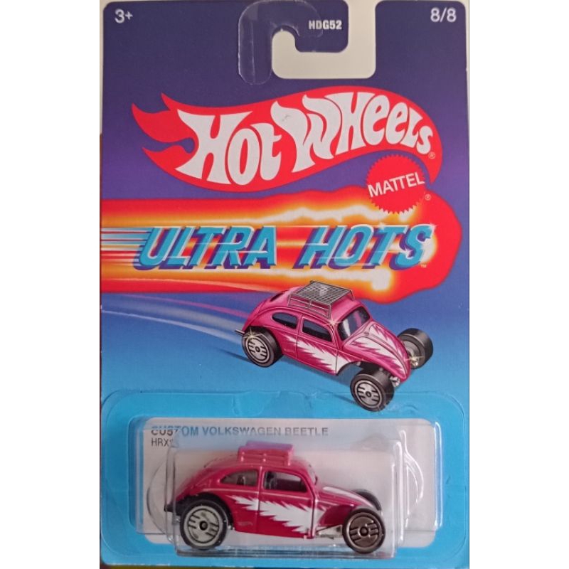 HOT WHEELS CUSTOM VOLKSWAGEN BEETLE PINK