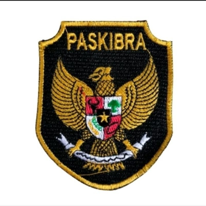 BED BORDIR BEDGE BORDIR PASKIBRA GARUDA PANCASILA