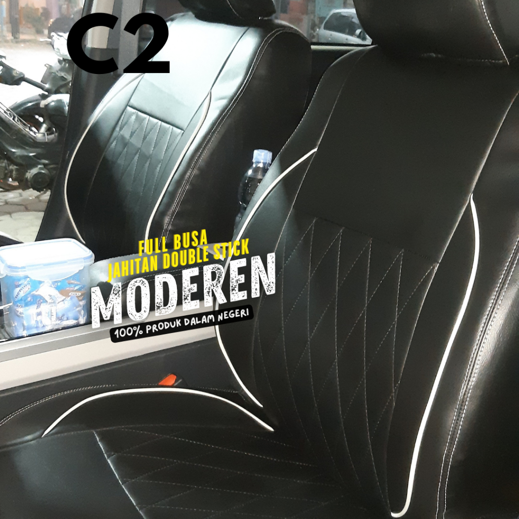 SARUNG JOK MOBIL AVANZA/XENIA 2011-2012 3 BARIS BAHAN MBTECH CAMARO ANTI AIR ANTI DEBU