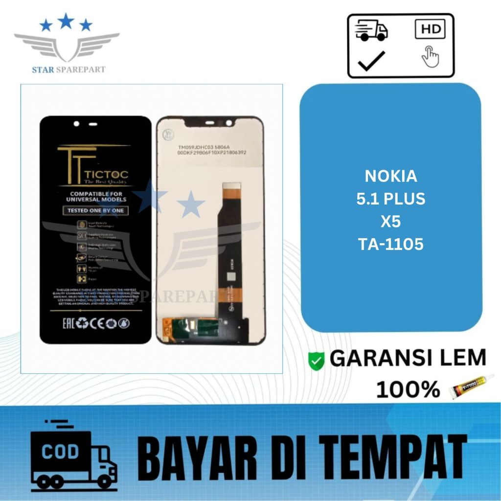 LCD TOUCHSCREEN NOKIA 5.1 PLUS / X5 / TA-1105